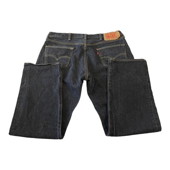 Levis 501 Mens Jeans Size 38 Original Fit Button Fly Straight Leg Inseam 31" - Picture 5 of 12
